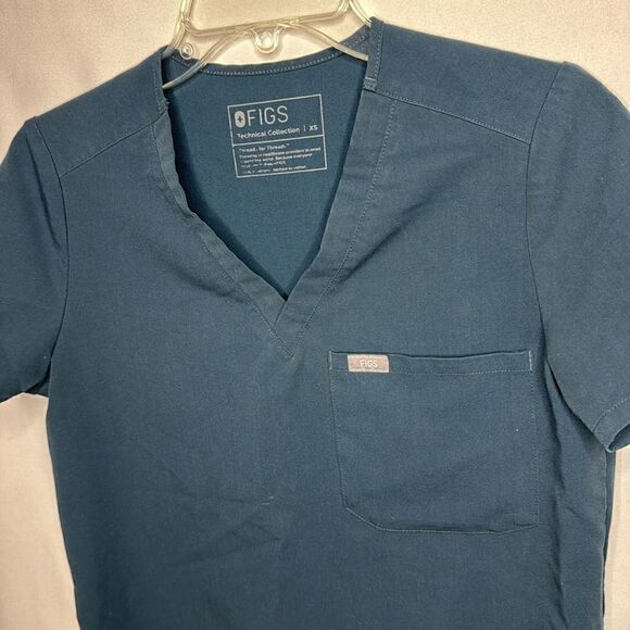 Figs Technical Collection Caterina One-Pocket Scrub Top. Size XS. - Picture 2 of 6